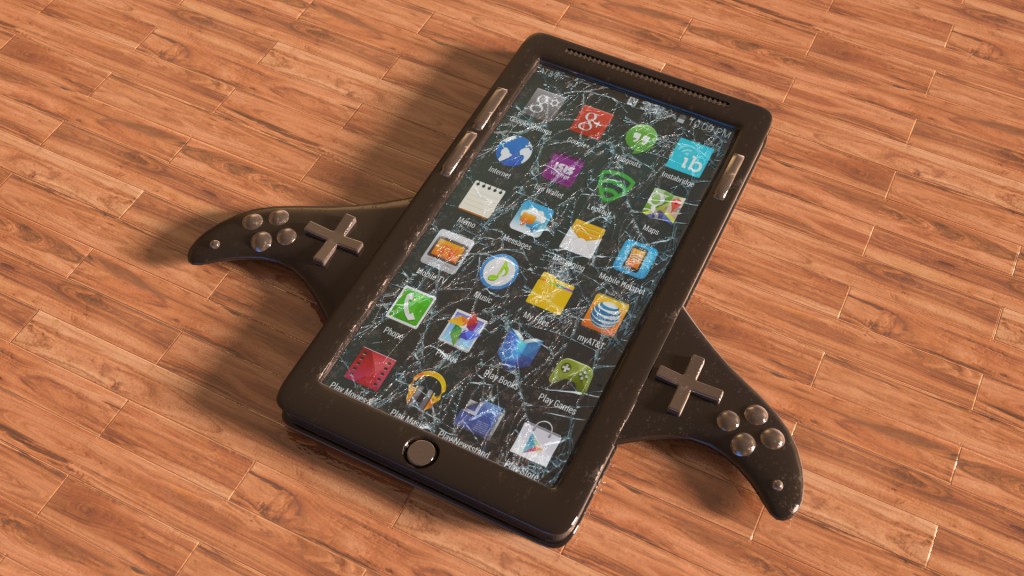 mobile phone console asset preview image 1